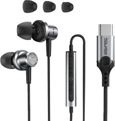 Solmimi USB C Headphones Wired, Noise Cancelling in Ear