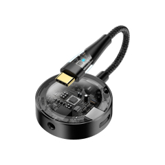 LOKUKA USB C to 3.5mm Headphone and Charger Adapter, 2-in-1 Hub