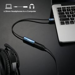 MillSO 1/4 to 3.5mm Headphone Adapter