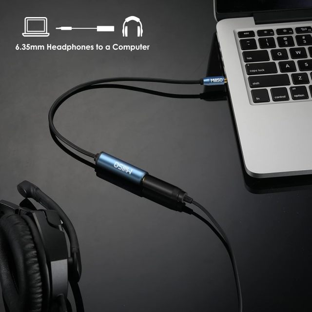 MillSO 1/4 to 3.5mm Headphone Adapter
