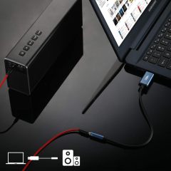 MillSO USB to 3.5mm Audio Jack Adapter