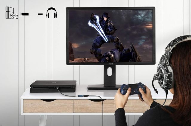 MillSO USB to 3.5mm Audio Jack Adapter