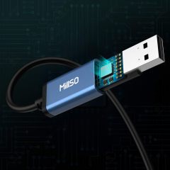 MillSO USB to 3.5mm Audio Jack Adapter