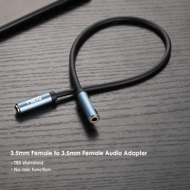 MillSO 1/8" 3.5mm Female to Female Adapter