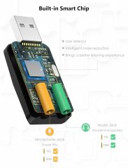 MillSO USB to 3.5mm Audio Jack Adapter