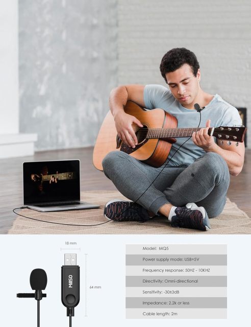 MillSO USB PC Microphone Plug