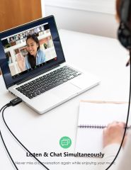 MillSO USB to 3.5mm Audio Jack Adapter