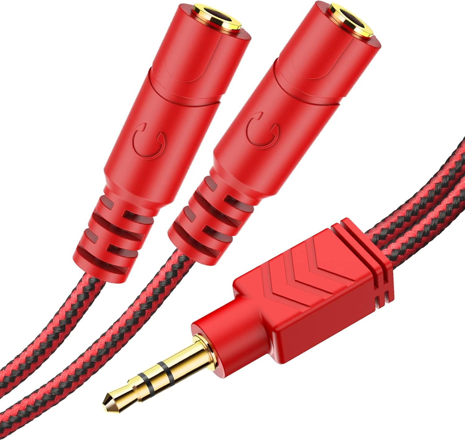 MillSO Headphone Splitter, 3.5 mm Audio Splitter TRS
