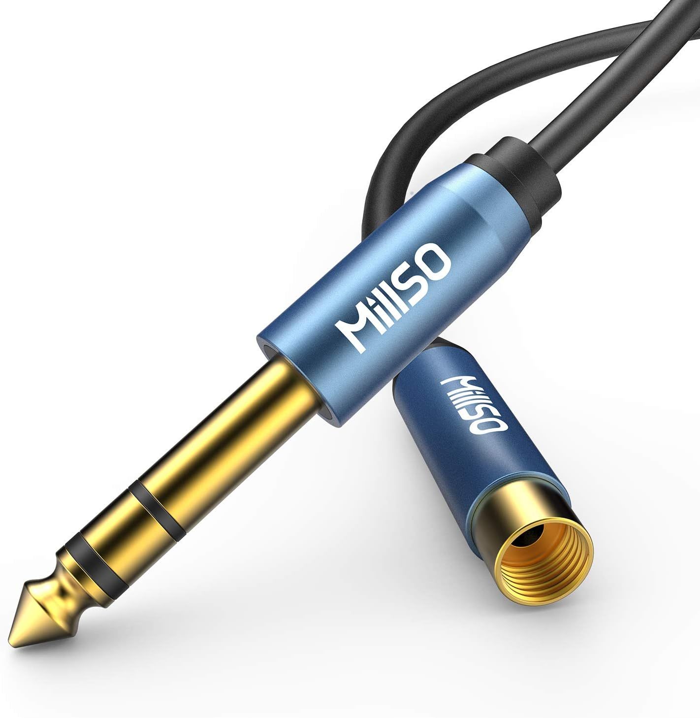 MillSO 1/4" Stereo Phone Screw-On Adapter