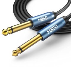 MillSO 1/4 Instrument Cable TS Electric Guitar Cable
