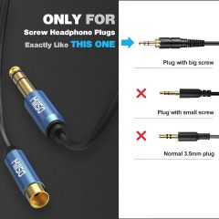 MillSO 1/4" Stereo Phone Screw-On Adapter