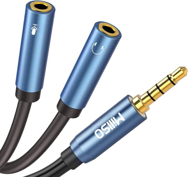 MillSO 3.5mm Headphone Splitter Adapter