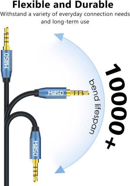 MillSO 3.5mm Headphone Splitter Adapter
