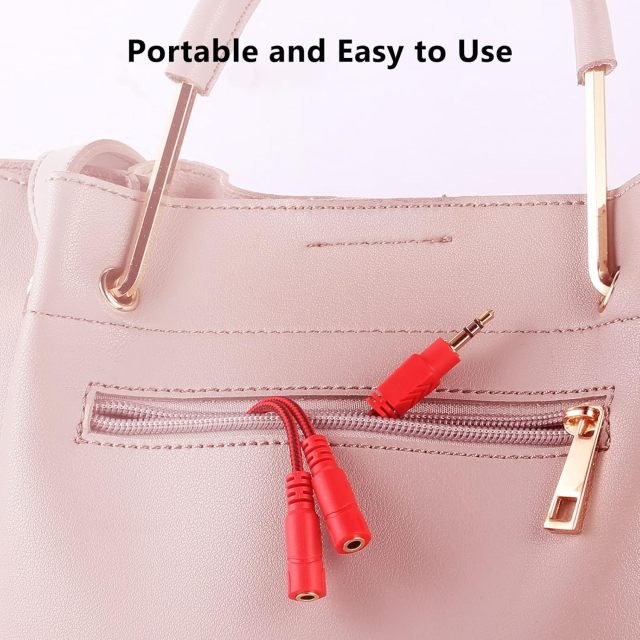 MillSO Headphone Splitter, 3.5 mm Audio Splitter TRS