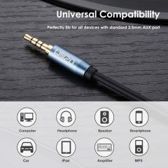 MillSO 3.5mm Headphone Extension Cable (6.6 Feet) TRRS 3.5mm Male to Female Stereo Audio Jack Extension Adapter