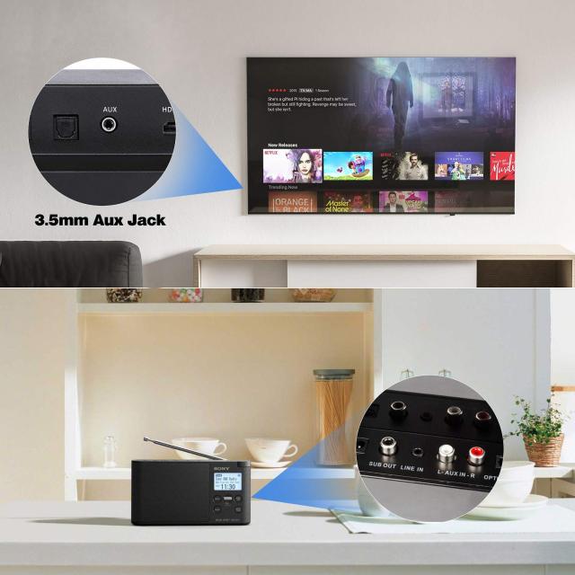 MillSO 3.5mm to RCA (8 Feet) AUX Adapter