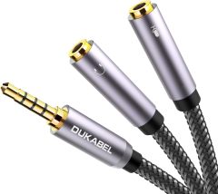 DUKABEL Headsets Splitter Adapter