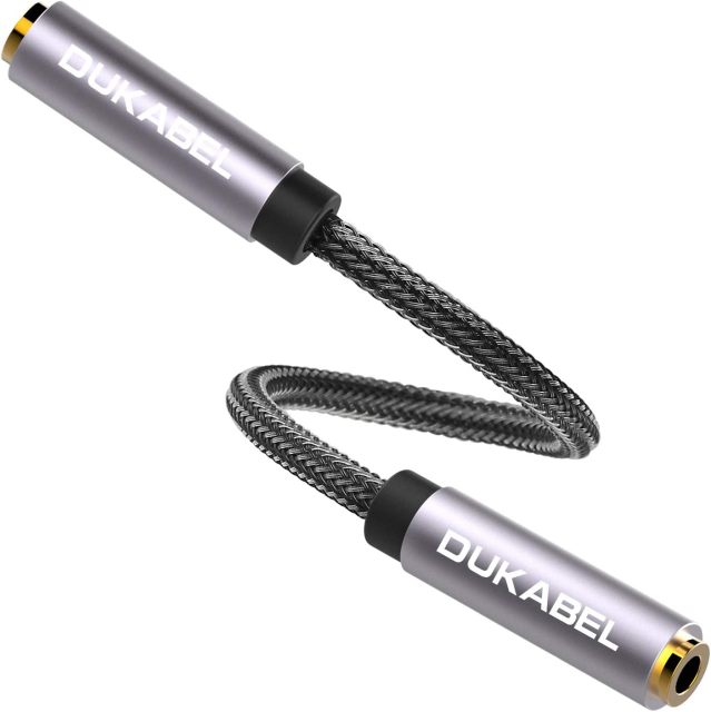 DUKABEL 3.5mm Female to Female Adapter