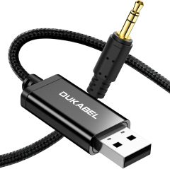 DUKABEL USB to 3.5mm Aux Cable