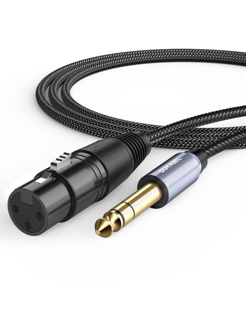 DUKABEL 1/4" TRS to XLR Adapter