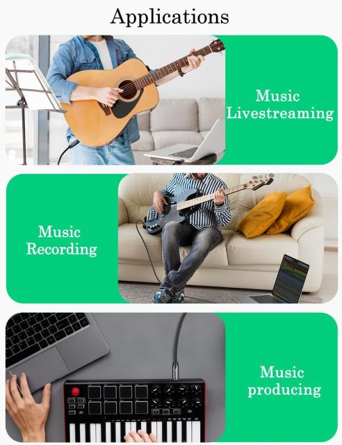 DUKABEL USB Guitar Cable