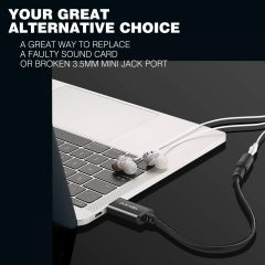 DUKABEL USB Headphone Adapter