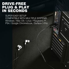 DUKABEL USB Headphone Adapter