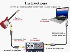 DUKABEL USB Guitar Cable