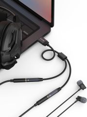 DUKABEL USB Audio Splitter, USB to 3.5mm Audio Jack Adapter