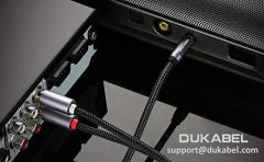 DUKABEL 3.5mm Female to 2 RCA Stereo Adapter