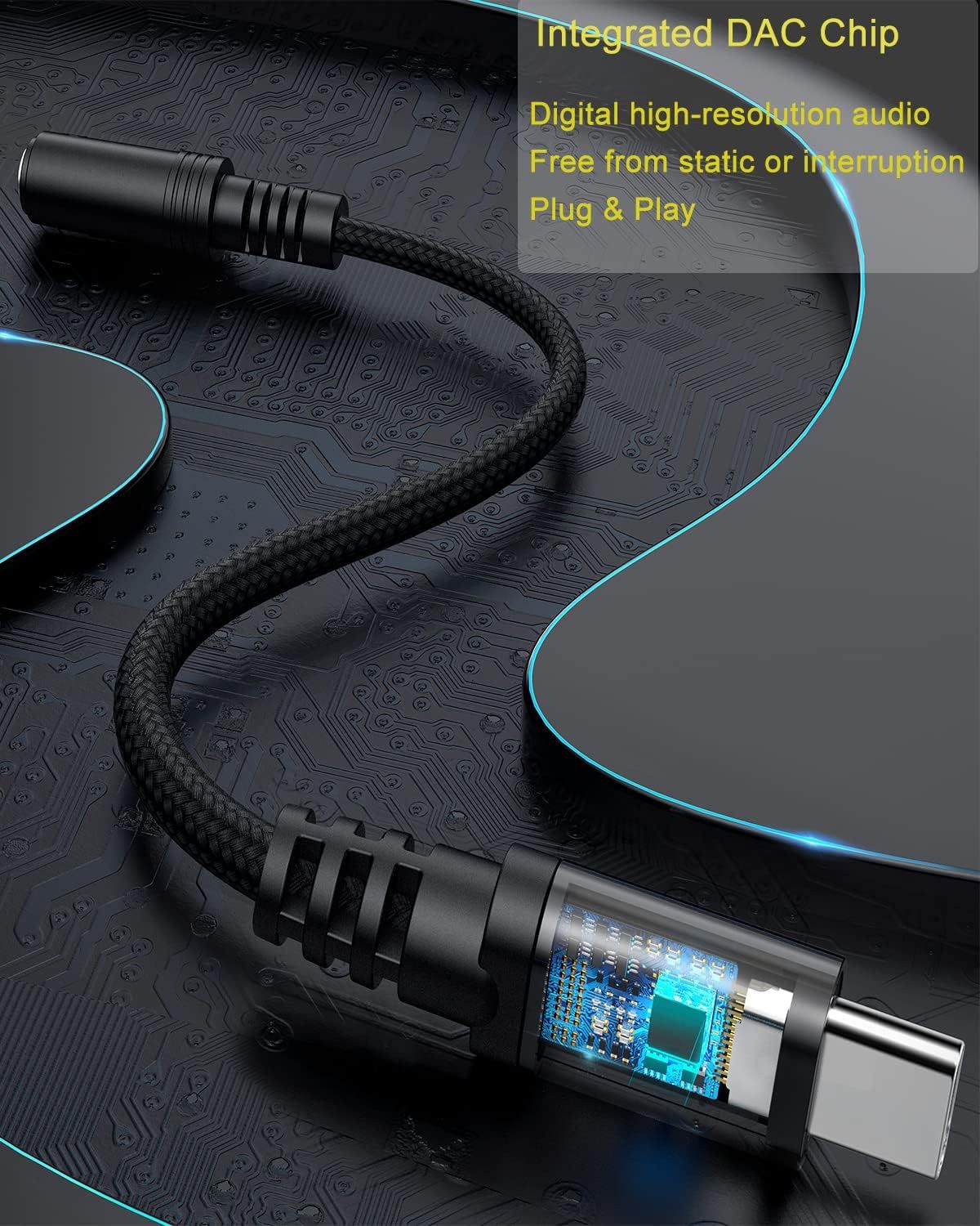DUKABEL Type C to Aux Adapter