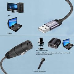 DUKABEL XLR to USB Adapter