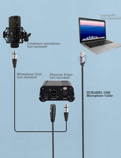 DUKABEL XLR to USB Adapter