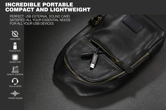 DUKABEL USB Headphone Adapter