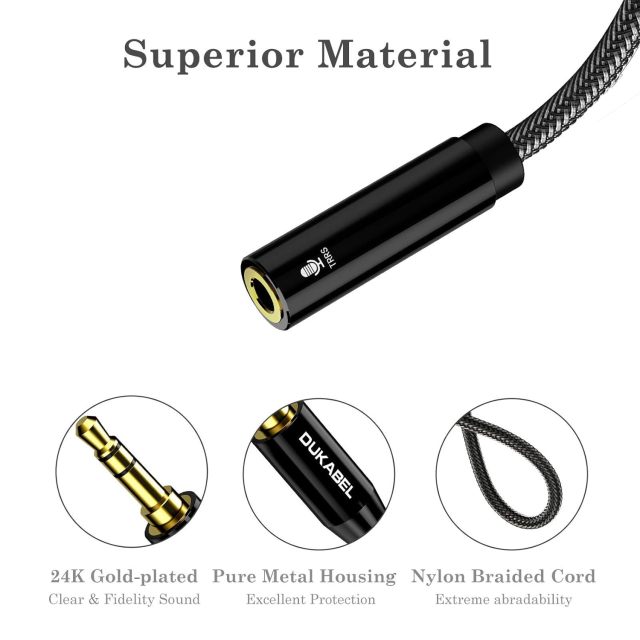 DUKABEL DC3 TRRS to TRS Adaptor