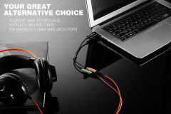 DuKabel USB to 3.5mm Jack TRS AUX Adapter