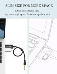DUKABEL USB to 3.5mm Aux Cable