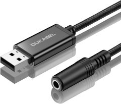 DUKABEL USB Headphone Adapter