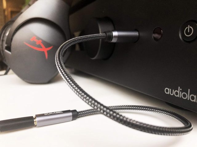 DUKABEL TopSeries 6.35mm (1/4 inch) to 3.5mm (1/8 inch) Headphone Jack Adapter