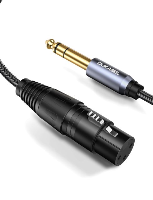 DUKABEL 1/4" TRS to XLR Adapter