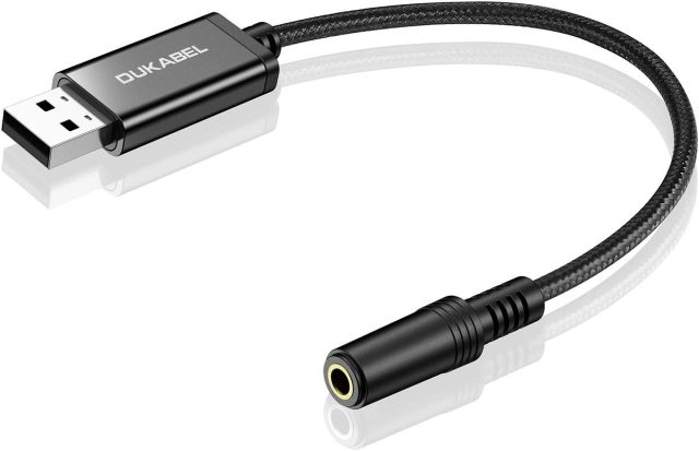 DUKABEL USB Headphone Adapter