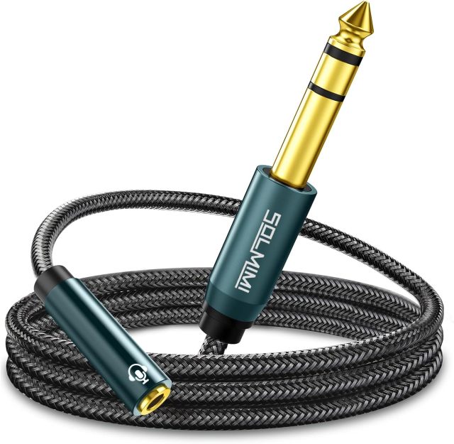 SOLMIMI 1/4 to 1/8 Headphone Adapter