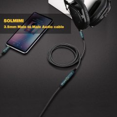 SOLMIMI 3.5mm Male to Male Stereo Audio Cable