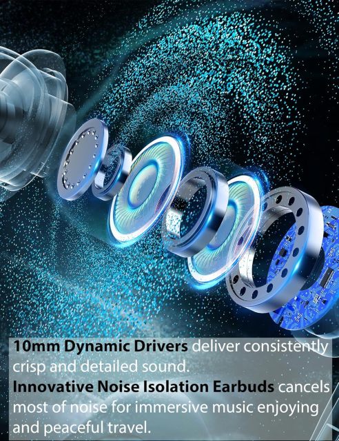 SOLMIMI USB C Headphones Wired