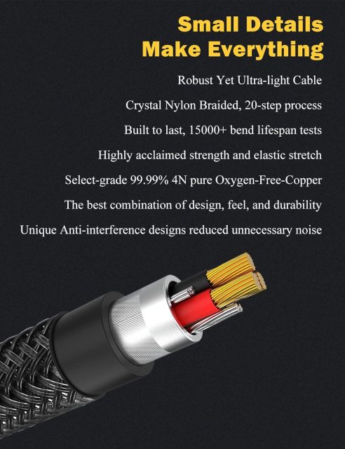 SOLMIMI 1/4 Headphone Adapter,