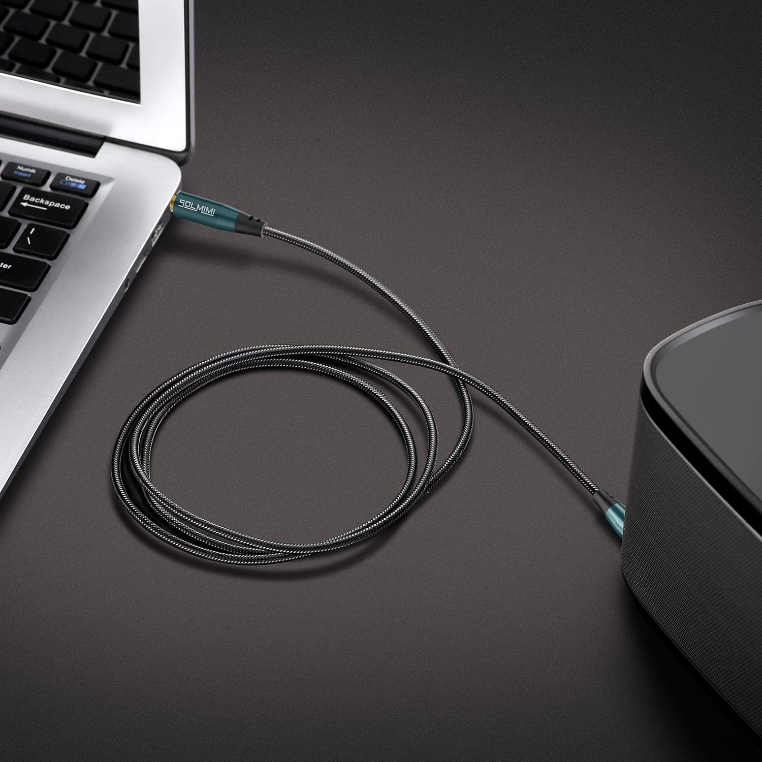 SOLMIMI 3.5mm Male to Male Stereo Audio Cable