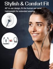 SOLMIMI USB Earbuds with Microphone for PC Laptop