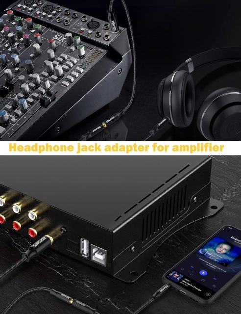 SOLMIMI 1/4 Headphone Adapter,