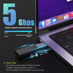 USB C to USB A Female Adapter