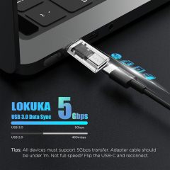 USB C Female to USB Male Adapter